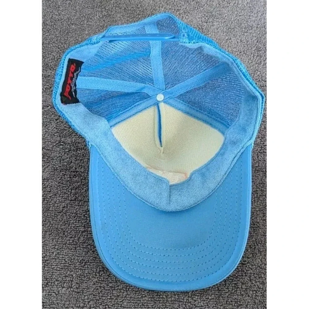 Trucker Hat Mesh w Peach Smiley Happy Face  Snapback‎ | Otto Durbin Farms Market